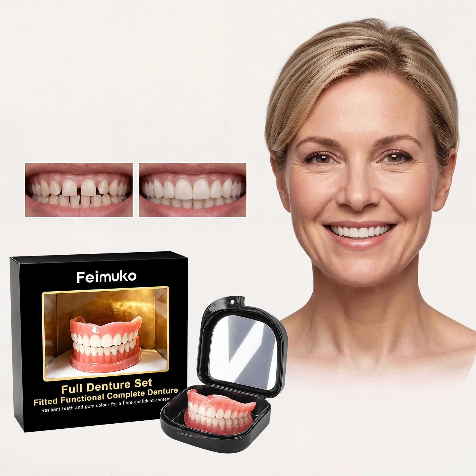 Teeth Beauty Kit Improve Smile Aesthetics Modify Unappealing Tooth Gaps For Confident Smile