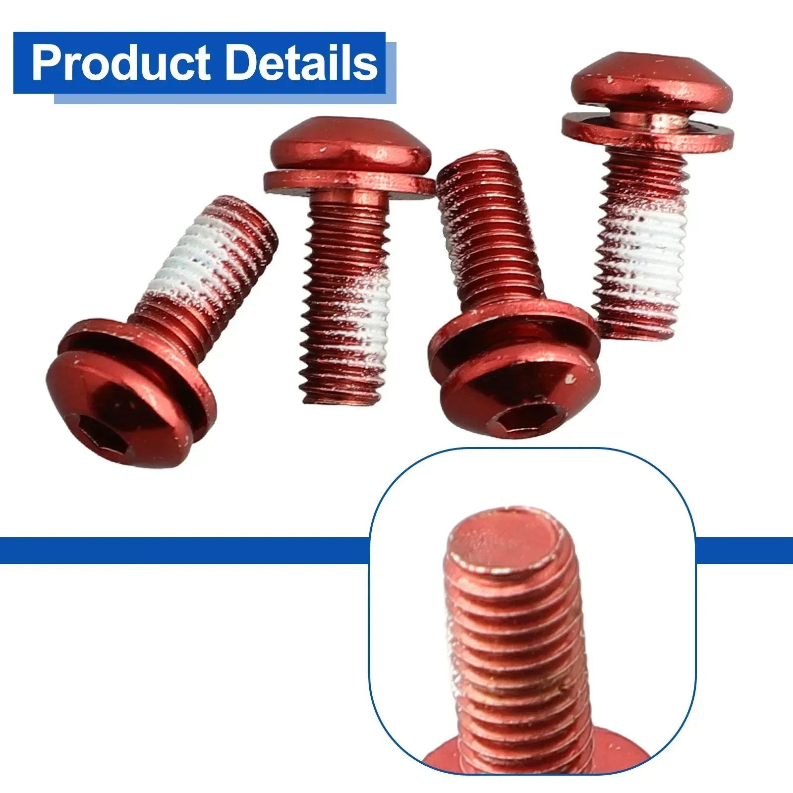 

4Pcs Bike Water Bottle Cage Bolts Holder Screws M5*12 Inner Rack Hexagon Stainless Steel Screws For Bottle Holder Bracket Rack