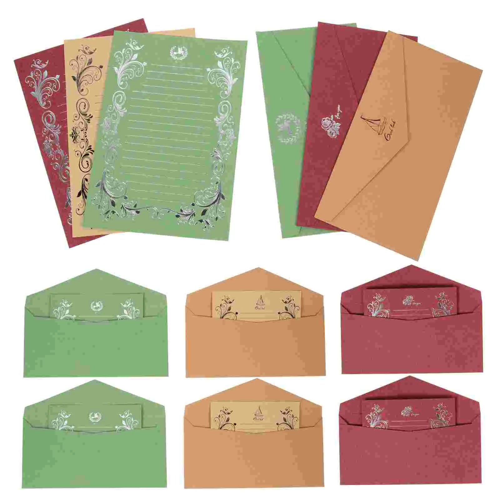 

Vintage Invitations Greeting Card Envelope Kit Paper Letter Gift Cards Envelopes