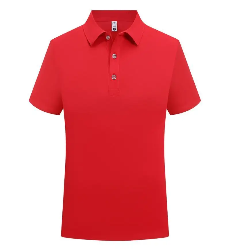Men's Quick Drying Short Sleeved Polo Shirt Personalized Custom Design Print Logo Diy Company Employee Work Clothes Workwear Top