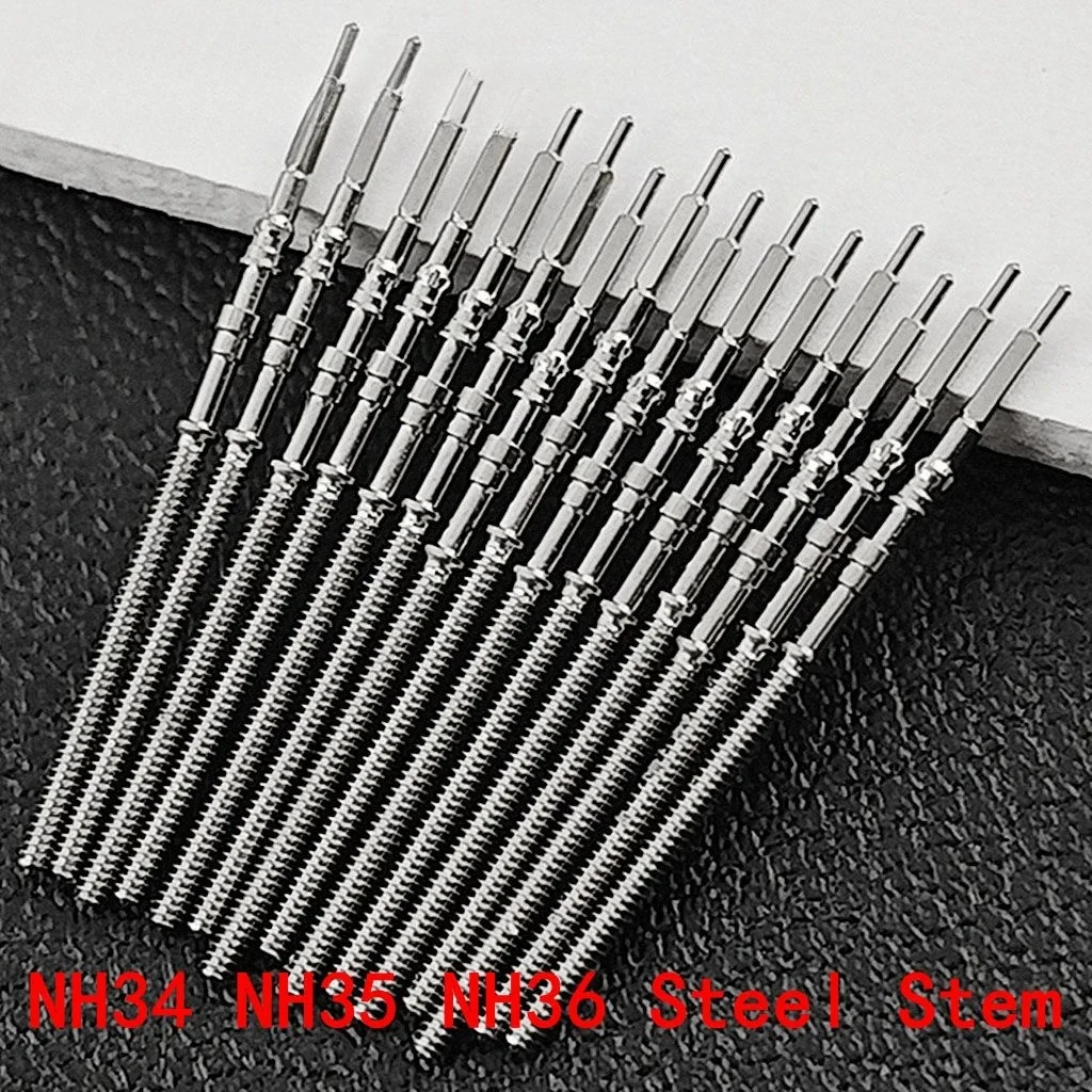 

Запасные части для часов NH35: Коронный стержень из нержавеющей стали, совместимый с механизмами NH34, NH35, NH36, NH38, NH39, NH70, NH72