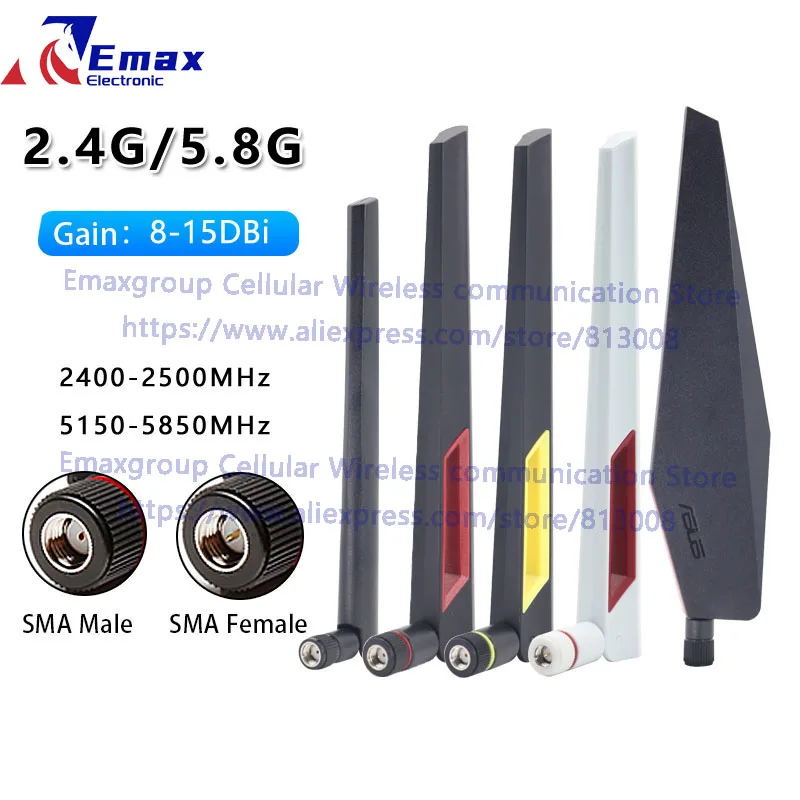 2 قطعة 2.4 جرام 5 جرام 5.8 جرام هوائي ثنائي النطاق ل ASUS موزع إنترنت واي فاي مكبر للصوت GT-AC5300 RT-AC88U RT-AC68U RT-AC86U البلوز T-Lite