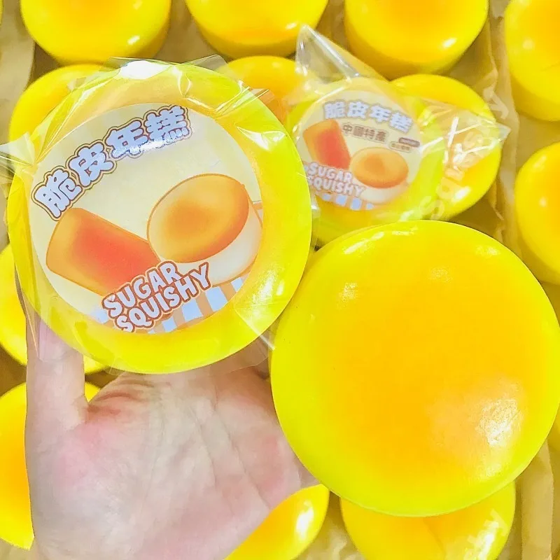 Brinquedo de pão de abacaxi de subida lenta mole - Fidget sensorial para alívio do estresse para ansiedade TDAH Autismo |   ASMR Presentes divertidos para crianças e adultos