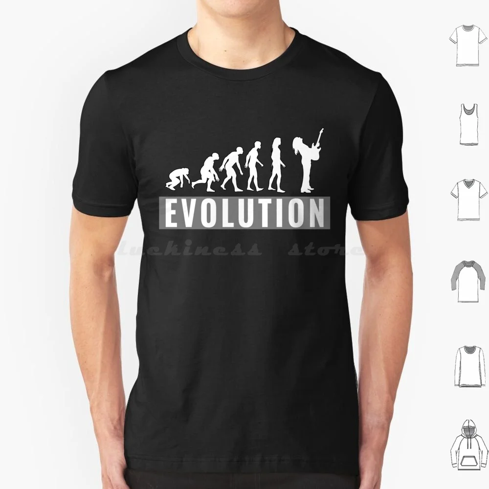 Guitar Evolution T Shirt Men Women Kids 6xl Music Guitar Evolution Guitar Player Evolution Musician Guitarist Cool Bass Guitar