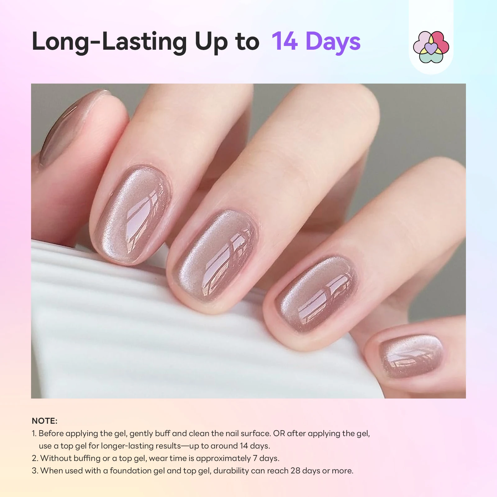 مجموعة تلميع جل بخطوة واحدة من سافيلاند، تركيبة جيلي شفافة 5 في 1 مع ضوء الأشعة فوق البنفسجية، سريع الجفاف للمنزل، مجموعة مانيكير للسفر #5