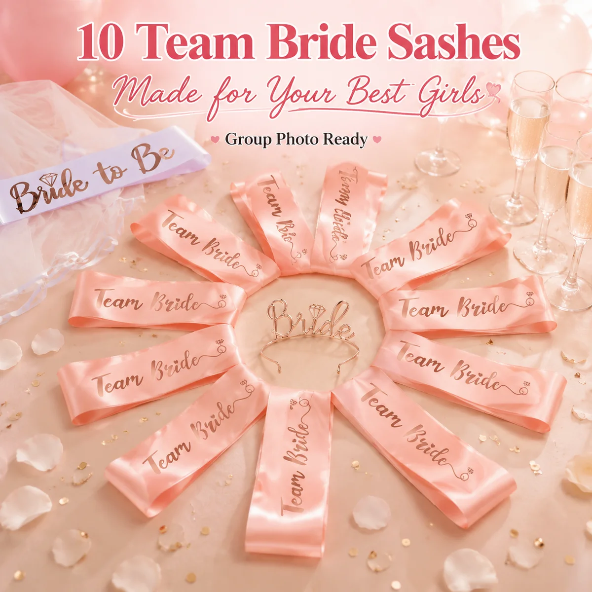 Ensemble de 13 pièces pour ent - Bride Tribe Sash avis et prix