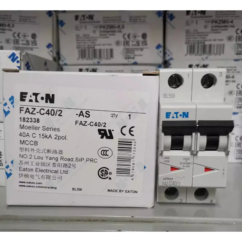 

Детали подходят для оригинального автоматического выключателя EATON MOELLER FAZ-C40/2 40A2P.