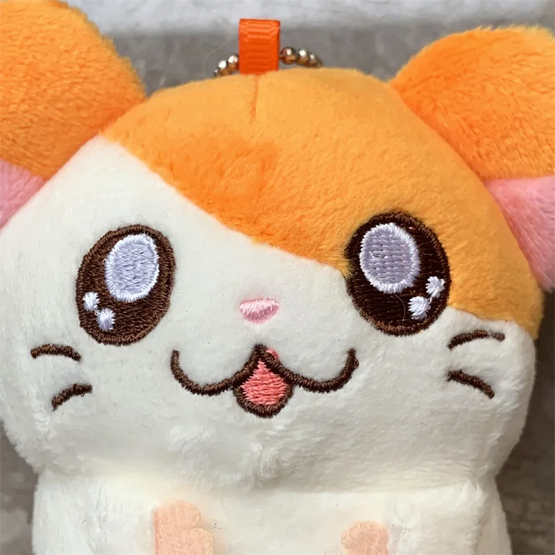 Hamtaro Hamster Pluche Sleutelhanger Ball Chain Anime Kawaii Leuke Vrouwen Tas Sleutelhangers Mascotte Charme Sleutelhanger Klein Cadeau
