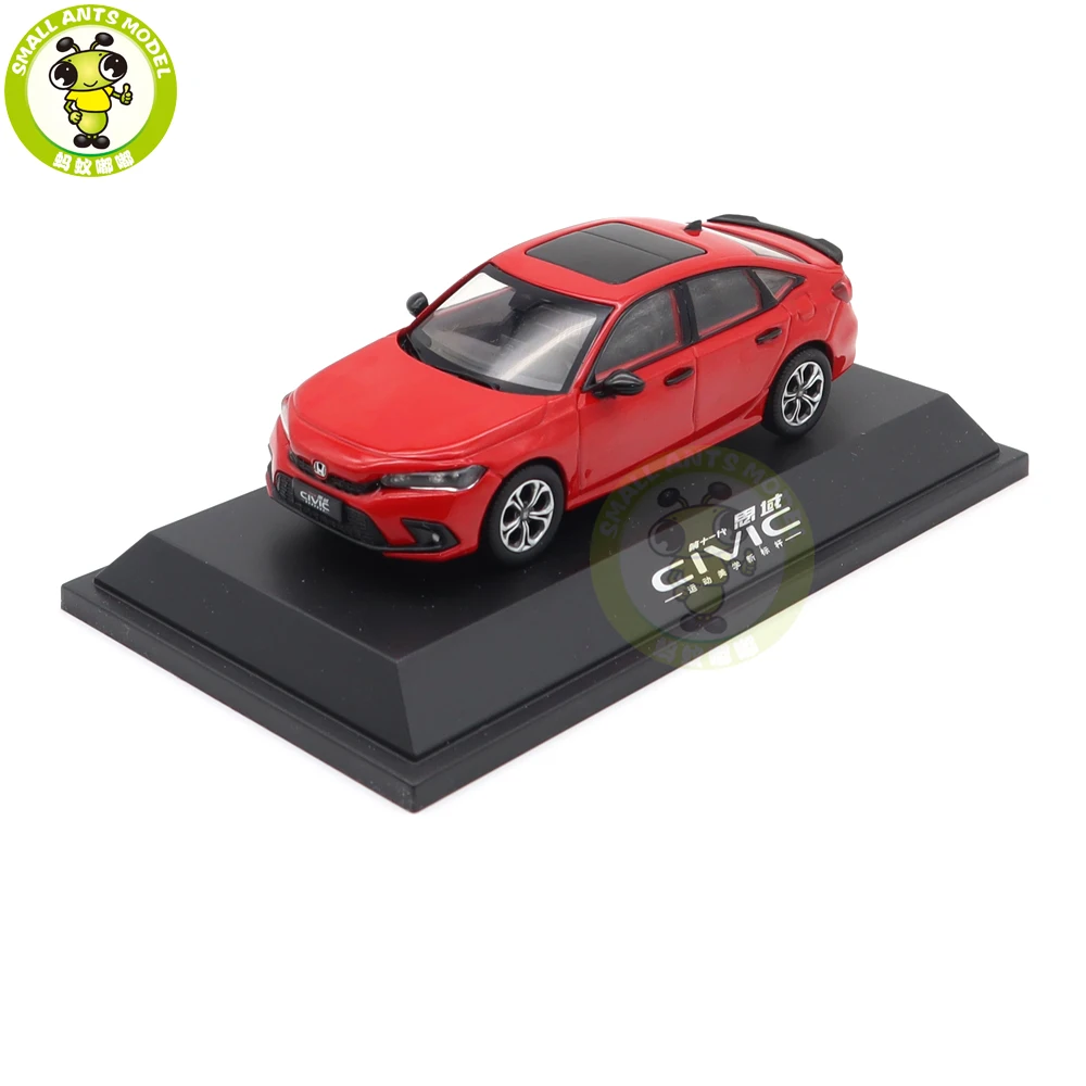 1/43 CIVIC 10th 2019 And 11th 2022 Generation Diecast Model Toys Car Boys Girls Gifts