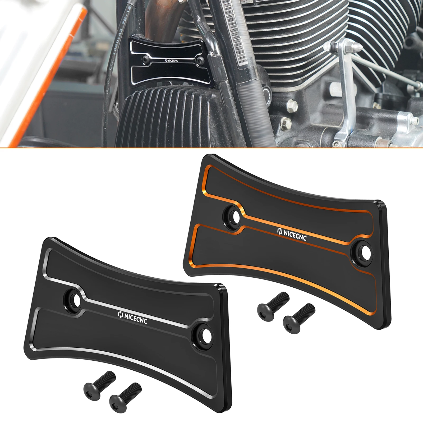 For 19-22 Harley Electra Glide Frame Downtube Crossbrace Cover for Harley Road Glide ST FLTRXST 2022-2023 CVO Road Glide 2018-22