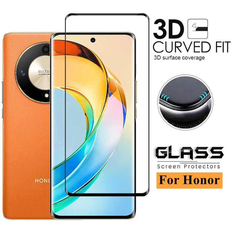 Full Cover Glass For Honor X9b Screen Protector For Honor X9b Tempered Glass 3D Protective Phone Film Honor X9b