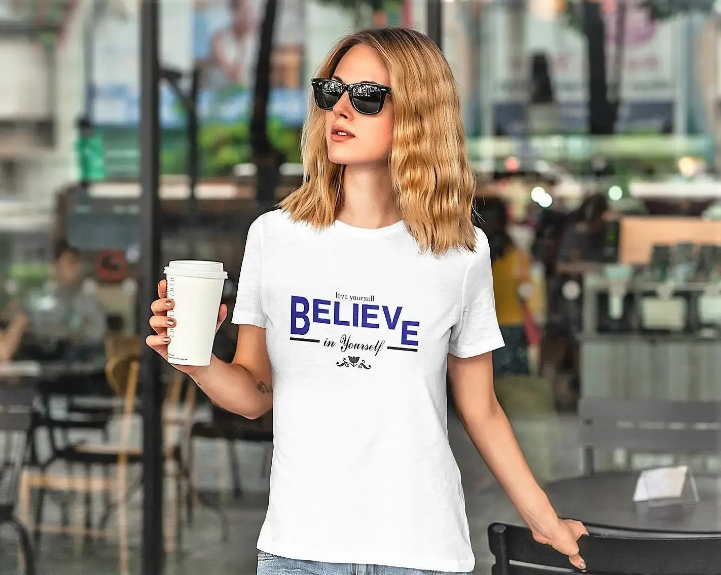 T shirt Believe in Yourself Inspiration