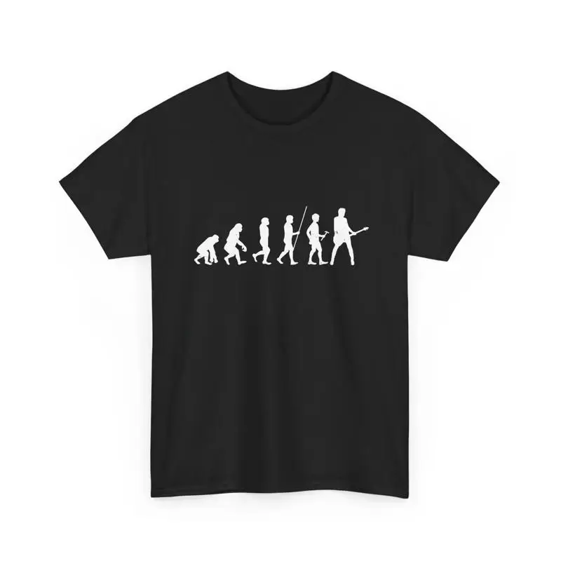 

Guitar T Shirt Bassist s Evolution Musician GifT Music Band Merch