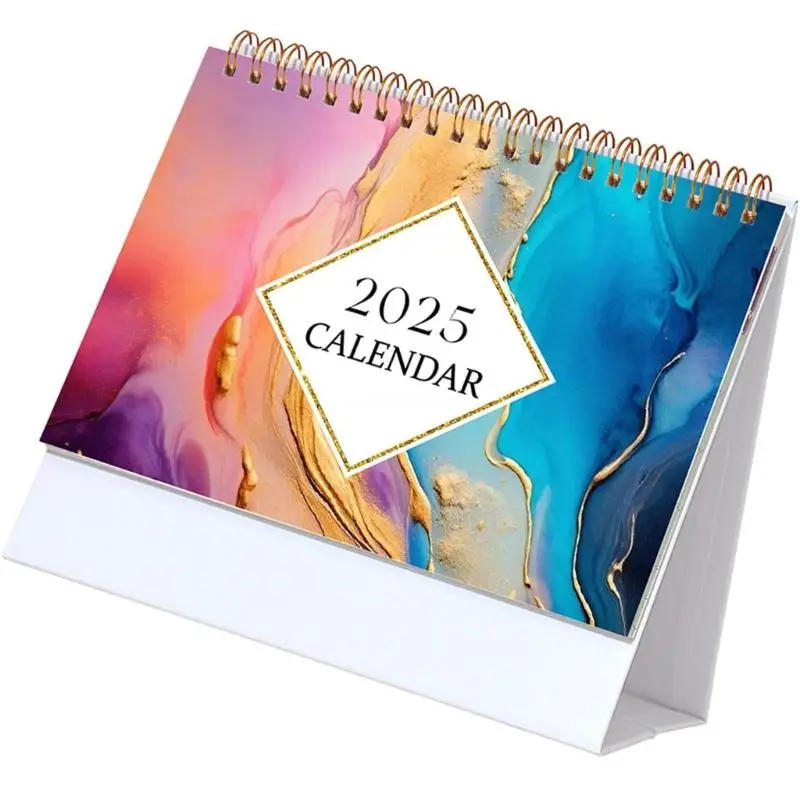 2024-2025 Calendar 2025 Tabletop Calendar Runs from July 2024 to December 2025 Dropship