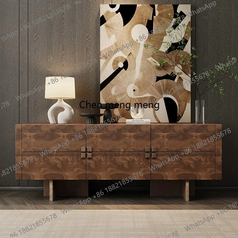 

Итальянский буфет из массива дерева, декоративный шкаф для гостиной, в античном стиле, тумба для прихожей