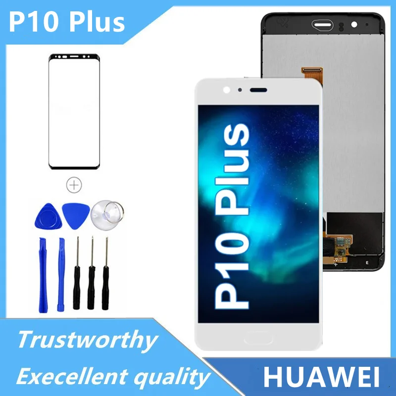 Test Display For Huawei P10 Plus LCD Touch Screen With Frame Digitizer Replacement For Huawei P10Plus VKY-L09 VKY-L29 LCD