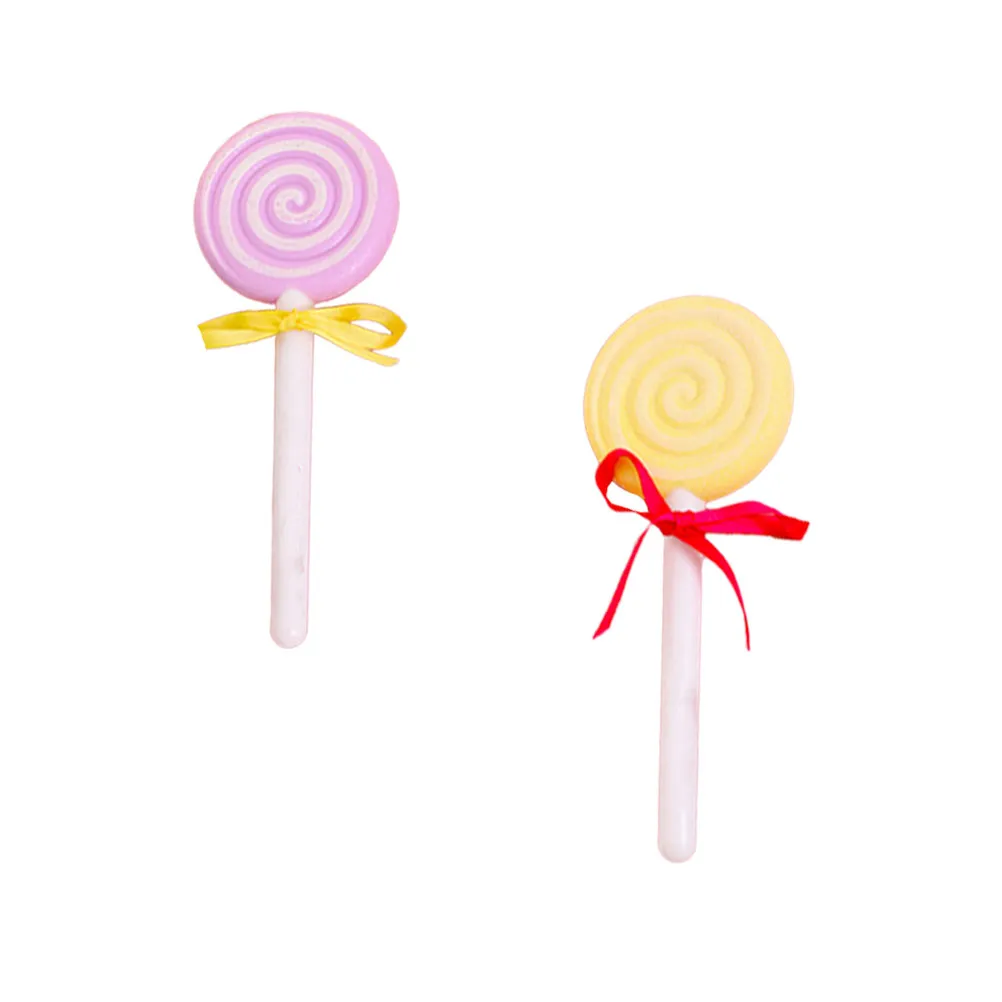 

2Pcs Dual Use Lollipop Shaped Pumice Stone Foot Grinding Tool Easy Carry Dead Skin Remover Pedicure Accessory for Smooth Feet