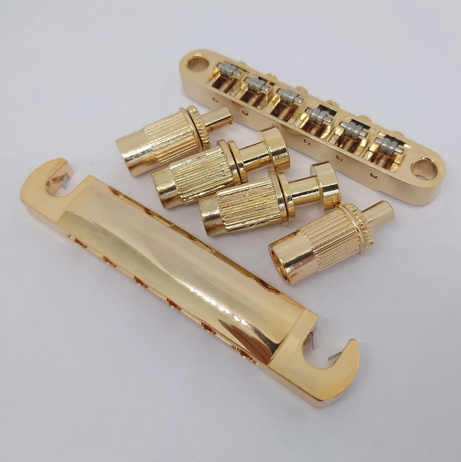 ABR-1 Tune-o-matic Guitar Bridge e Tailpiece Set 52mm para Guitarras LP SG Peças de reposição