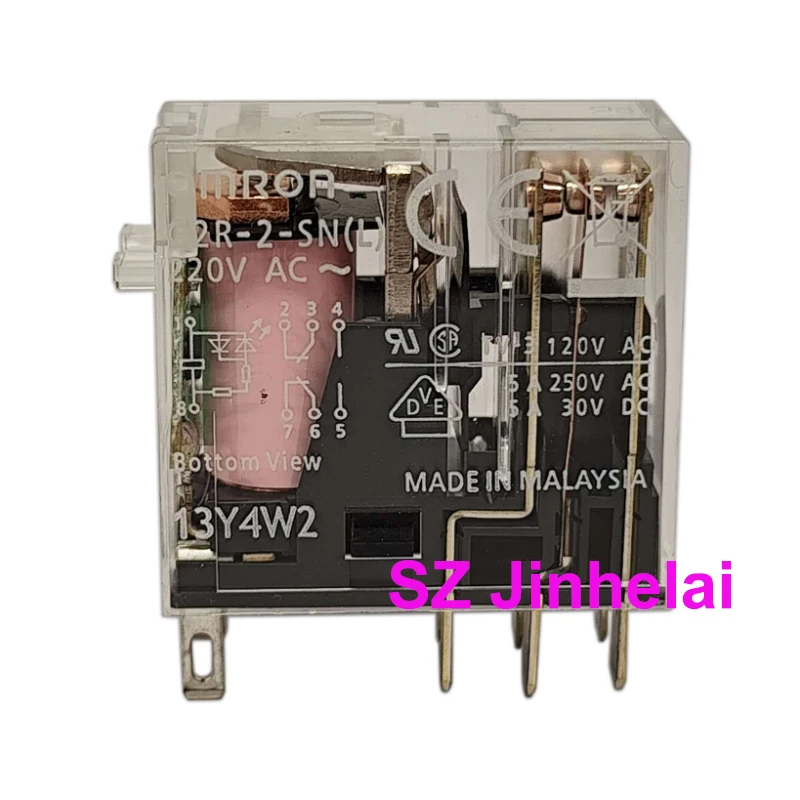 10pcs Omron G2R-2- G2R-1-SN SND SNI SNDI(S) (L) 24VDC 220VAC Authentic Original Power Relay Plug-in Terminal AC220 DC24(S) (L)