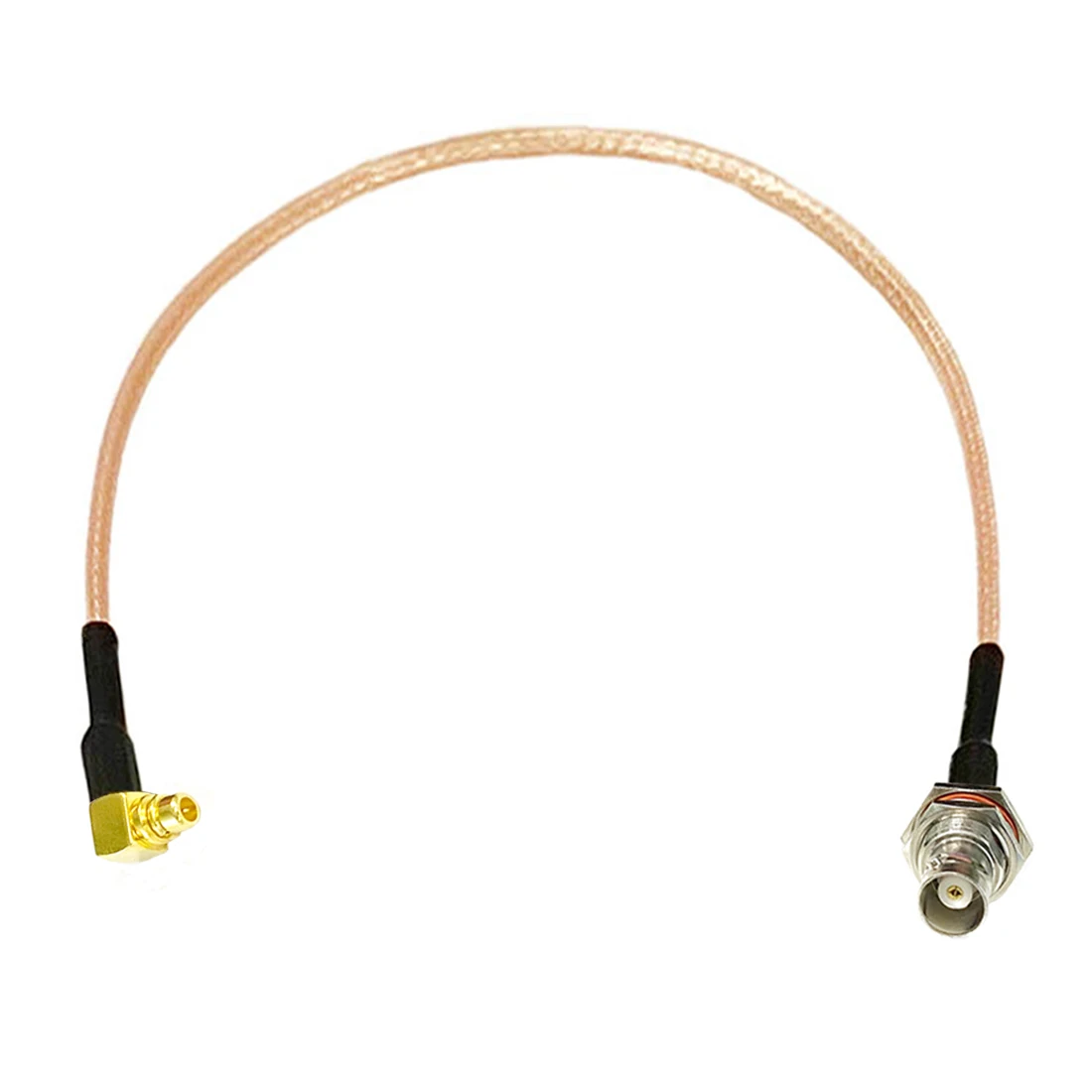 1pc New TNC Female Bulkhead to MMCX Male Plug Right Angle Pigtail Cable RG316 RG174 RG178 15/20/30/50/100cm for WIFI Wholesale