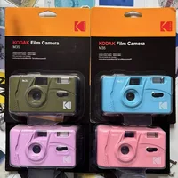 Nuevo 1/3/5/6 Uds película 35mm Kodak M35 cámara de película amarilla de maíz máquina de película Retro cámara de película reutilizable Manual con función de Flash