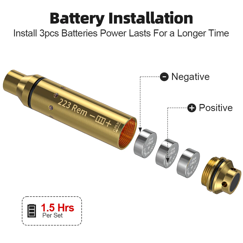 Simulador de treinamento 223REM com gancho para uso conveniente, treinamento seguro e confiável e focado
