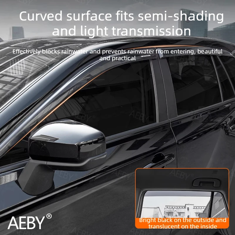 For Toyota Rav4 2020-2026 sun visor rain cover,window deflector,smoke window visor,Car window weather shield,car exterior