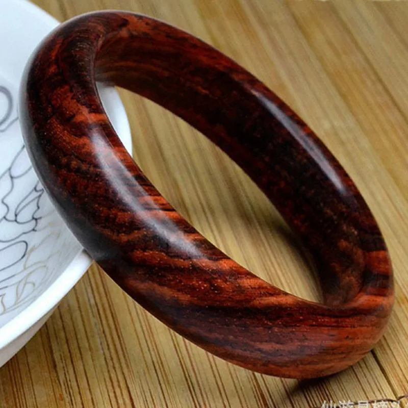 Laotian red rosewood , - women's bracelet, wood-carved craft jewelry accessory gift