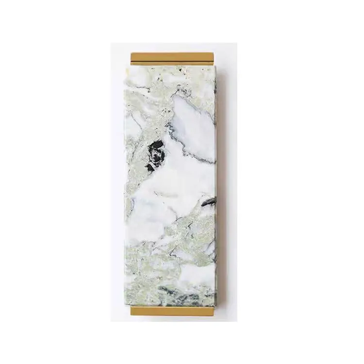 Modern light luxury life art cold jadeite storage tray living room entrance bathroom ornament