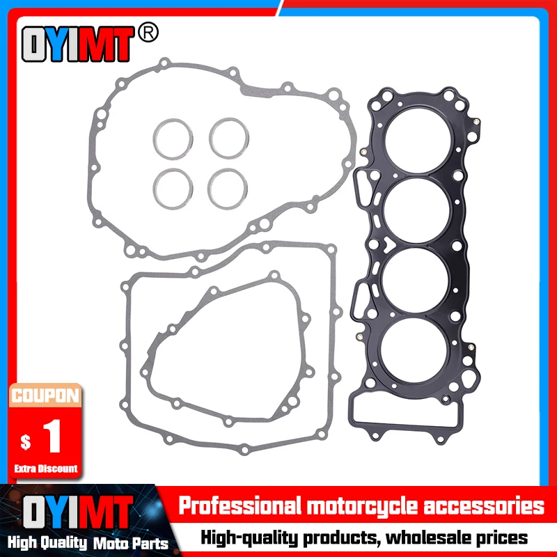 

Motorcycle Engine Complete Cylinder Gasket Kit For Honda CBR600F4 CBR600F4i CBR 600 F4 F4i CBR600 F4 CBR600 F4i 2001-2006