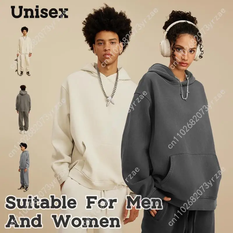 Retro lavagem hoodie super macio moletom das mulheres dos homens pulôver moda confortável hoodies moletom respirável vintage topos