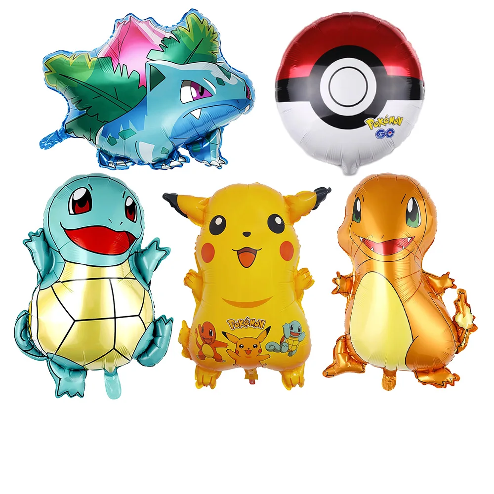 Pokemon Geburtstag Party Einweg Party Platten Pikachu Thema Tischdecke Charakter Ballon Geburtstag Dekoration Baby Dusche Suppli – Detail 39