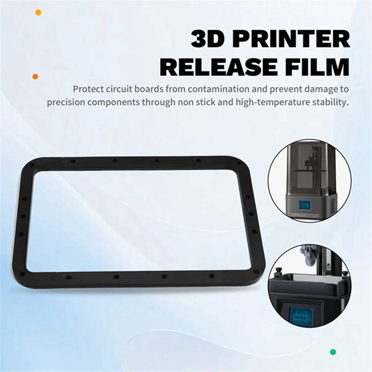 

Набор из 3-х быстросменных FEP-пленок Digital Essentials для 3D-принтеров Photon Mono 2/Mono 4 (интегрированная конструкция)
