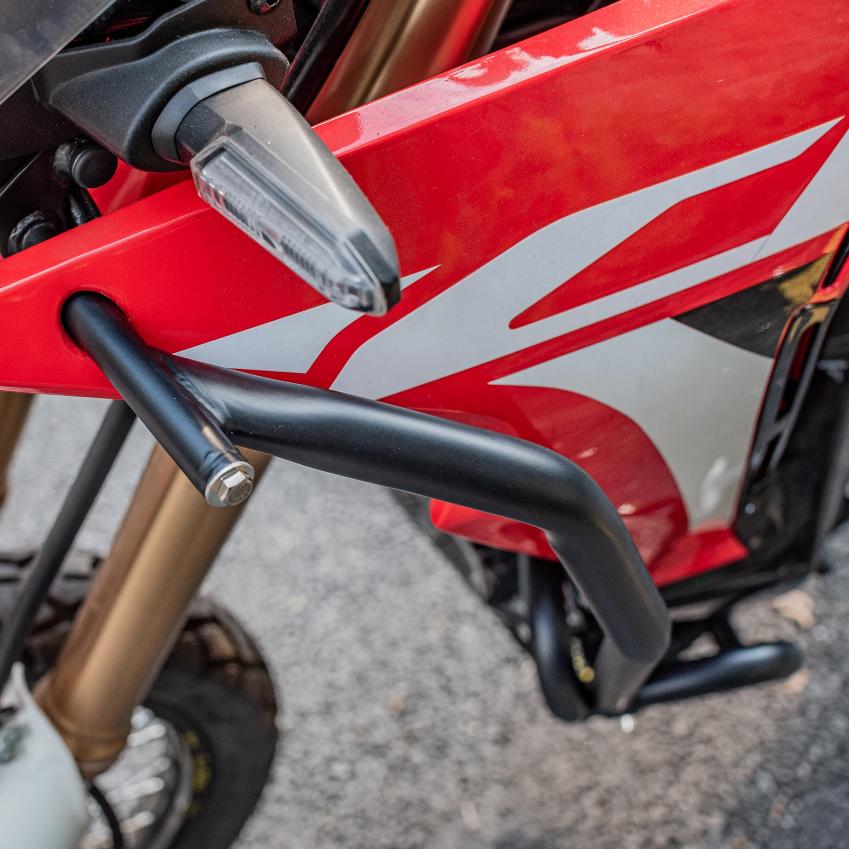 WOLFLINE Crash Bars Set for Honda CRF250L Rally Upper+Lower Crash Bars+Lower Belly Pan Protection Bumpers Accessories 2017-2020