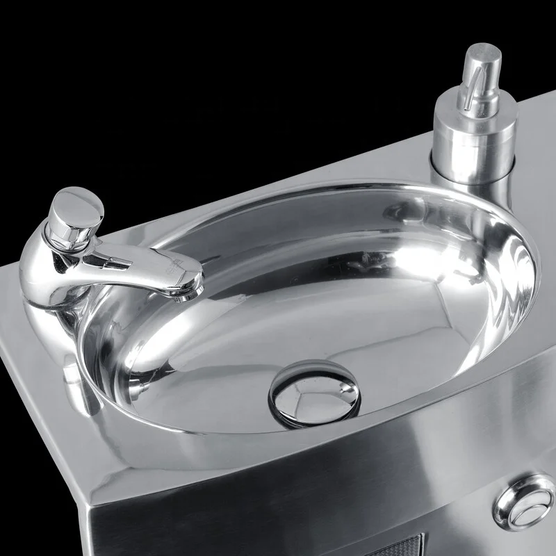 One‑Piece Stainless Steel RV Toilet, Western‑Type Toilet Bowl With Sink For Motorhome, Bus And Camper Van Sanitation Replacement view 6