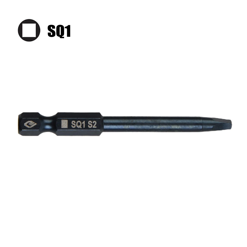 Hexagonal Handle Professional Steel Screwdriver Bit Handle Tool Length 6.35mm 65mm For Electric SQ0 SQ1 SQ2 SQ3