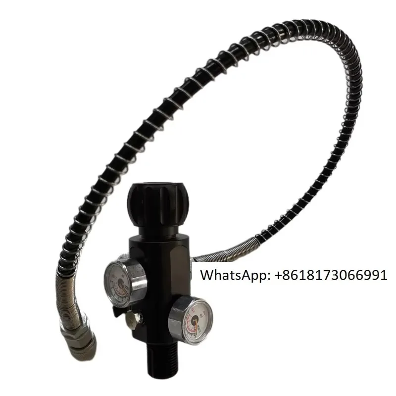 Pentachlorophenol color bullet high-pressure air filling station dual pressure gauge inflation valve with 20 inch hose