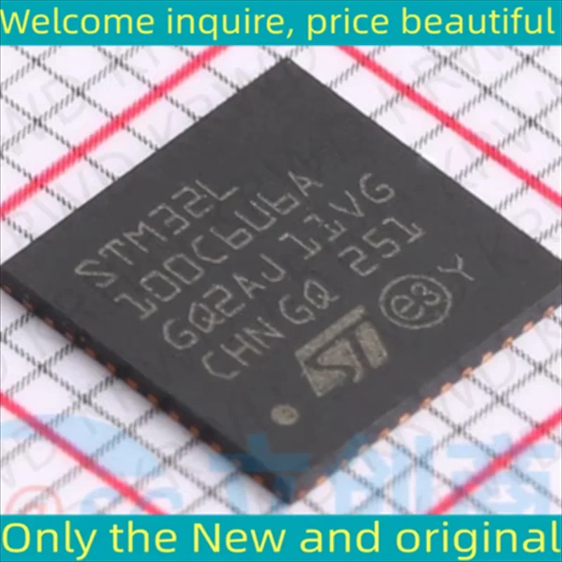 3PCS STM32L100C6U6A 신규 및 기존 칩 IC QFN48 STM32L100C6U6A STM32L100C6U6 STM32L100C6U STM32L100C6