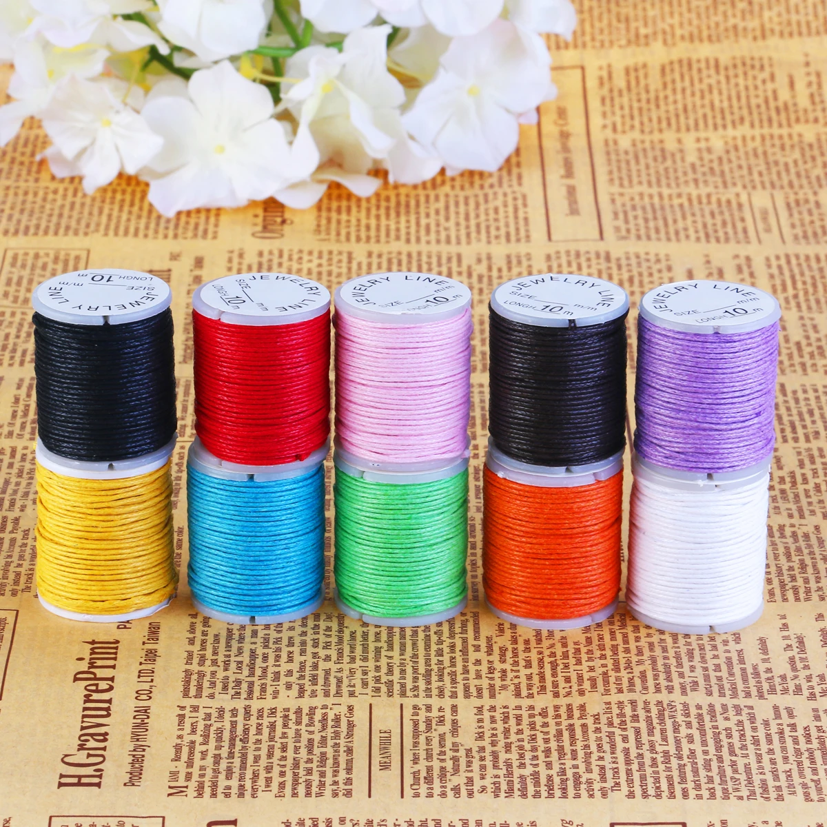 

Sewing Wax Rope Necklaces Waxed Cotton Cord Accessories Man Bracelet Maker Number