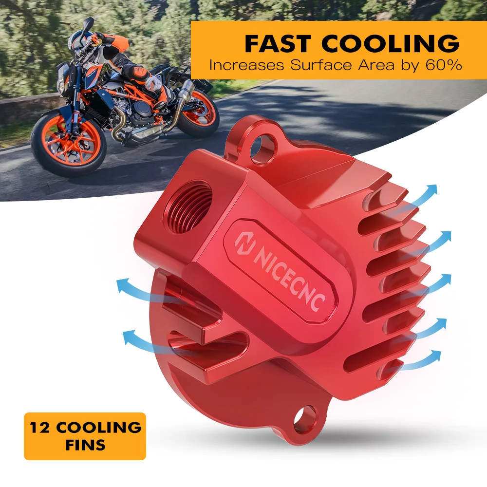 (EU-Lager) Motorölfilter-Deckel für KTM 690 SMC R 690 Enduro R 690 Duke /R 2012-2023 Husqvarna 701 Enduro GasGas 700 – Detail 12