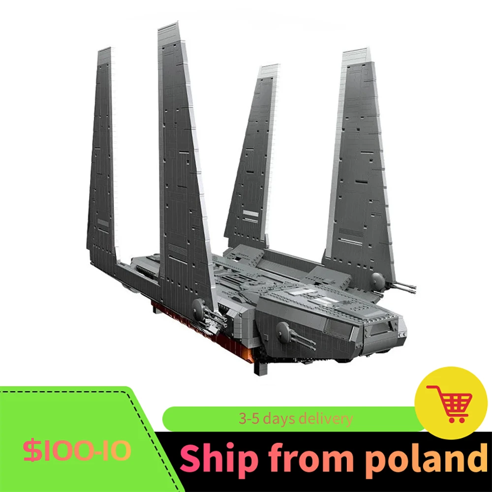 Mold KING 19005 19005T zmotoryzowany ciągnik siodłowy MOC-4814 lowboy-trailer Drag Board klocki do budowy Technci cegły zabawki prezenty dla dzieci