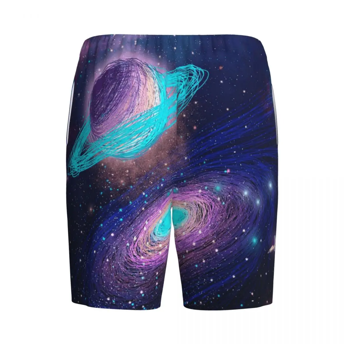 Custom Cloak Galaxy Universe Planets Shorts Sleeping Pants Men Pajama Pants Lounge Sleep Sleepwear Bottoms