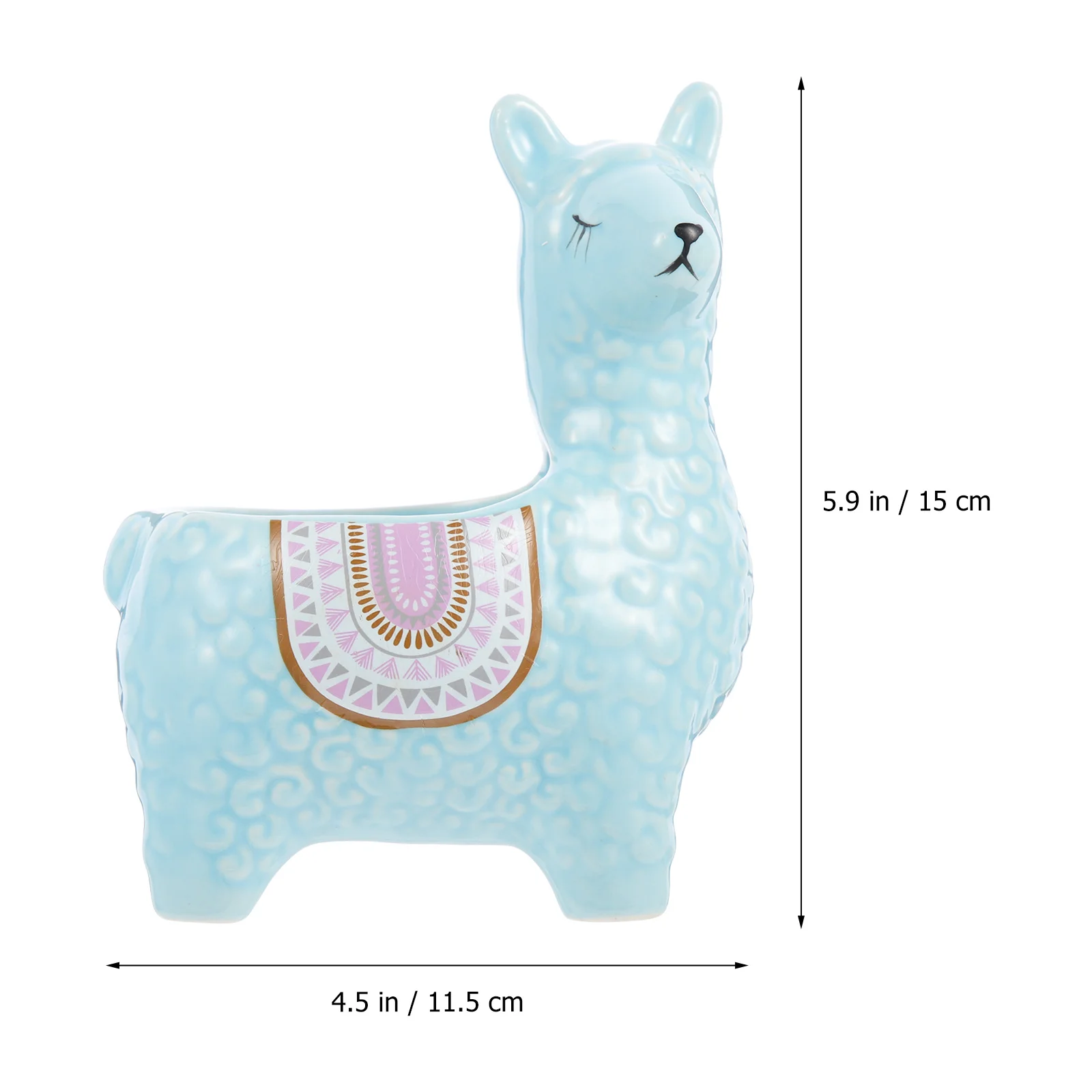 وعاء عصاري من السيراميك بتصميم الألبكة الرائع، حاوية نباتية مدمجة للشرفة المكتبية والديكور الداخلي والخارجي