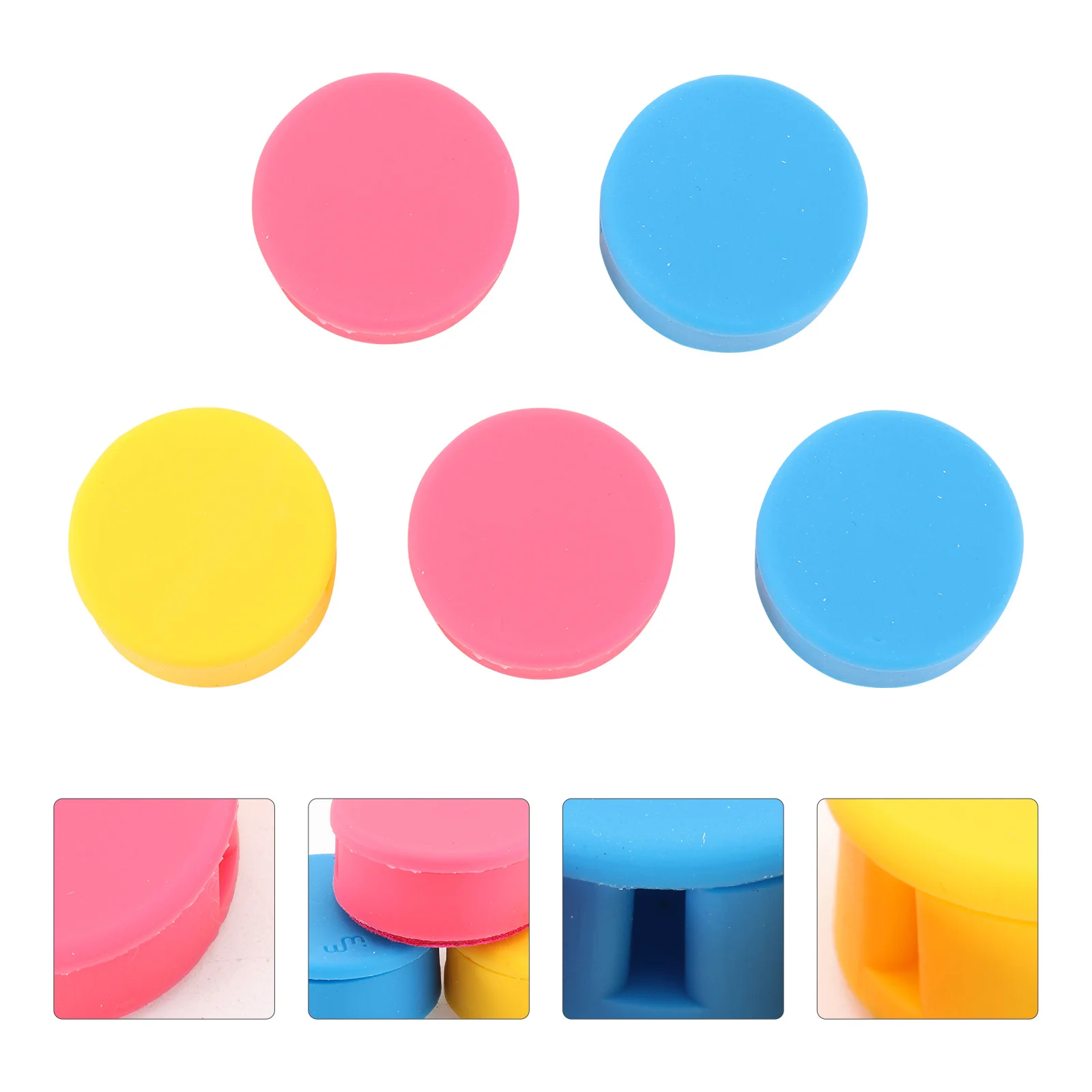 

5Pcs Silicone Earphone Cable Organizer Round Wire Winder Durable Desktop Cord Holder Cable Management Wire Organizer