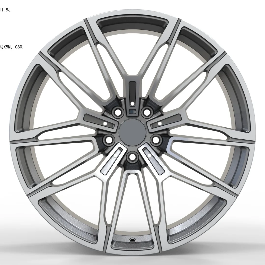 

Кованые алюминиевые диски OEM Style 825M 5x112 5x120, серые, с механической обработкой, на заказ, высокая грузоподъемность