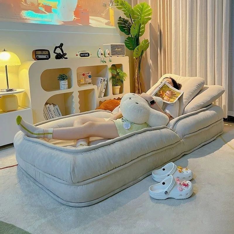Human kennel big lazy sofa reclining sleeping single tatami folding balcony bedroom small sofa recliner