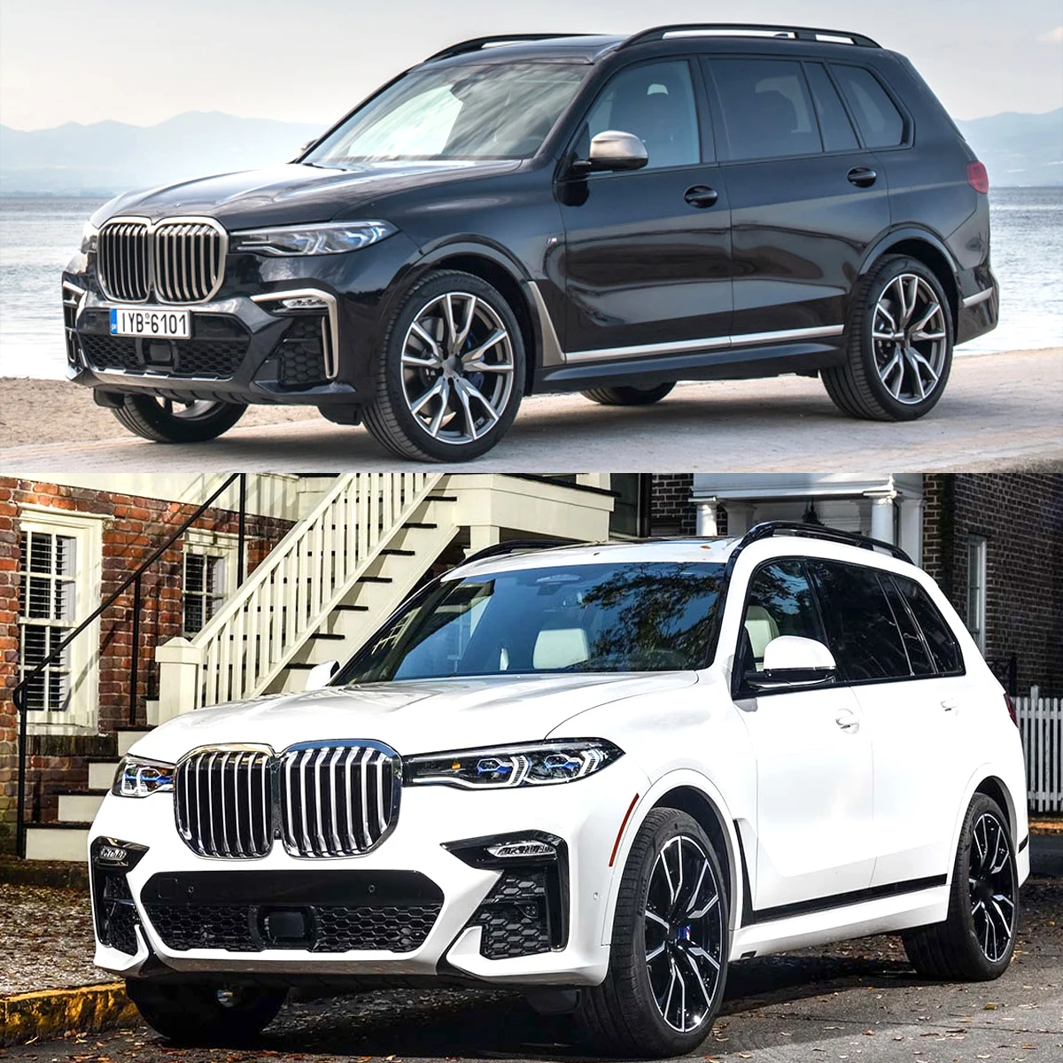 

Centre Lower Grill replace For BMW X7 G07 M Sport Front Bumper Kidney Grille Honeycomb 2019 2020 2021 2022 Black M50i XDrive40i