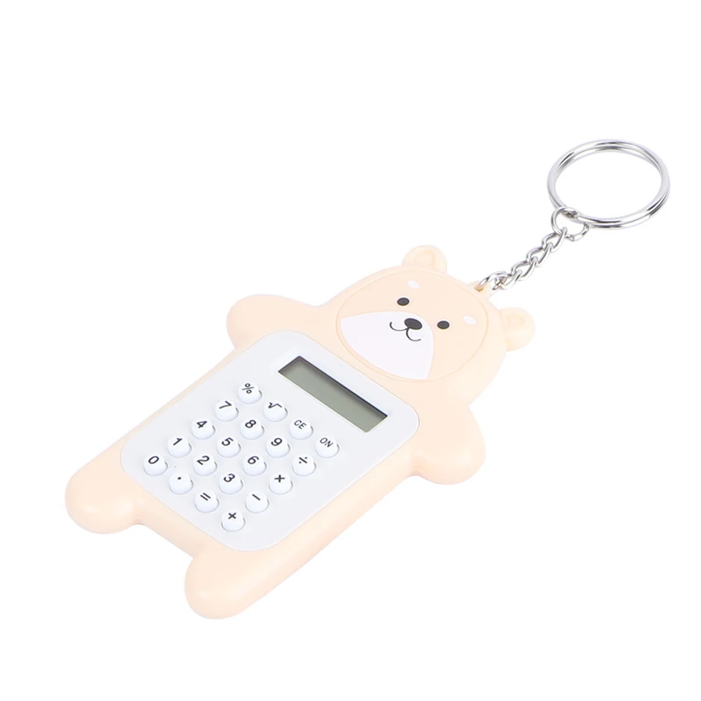 

Calculator Gift Plastic Adorable Hanging Durable Calculators Button Small Pendant Portable