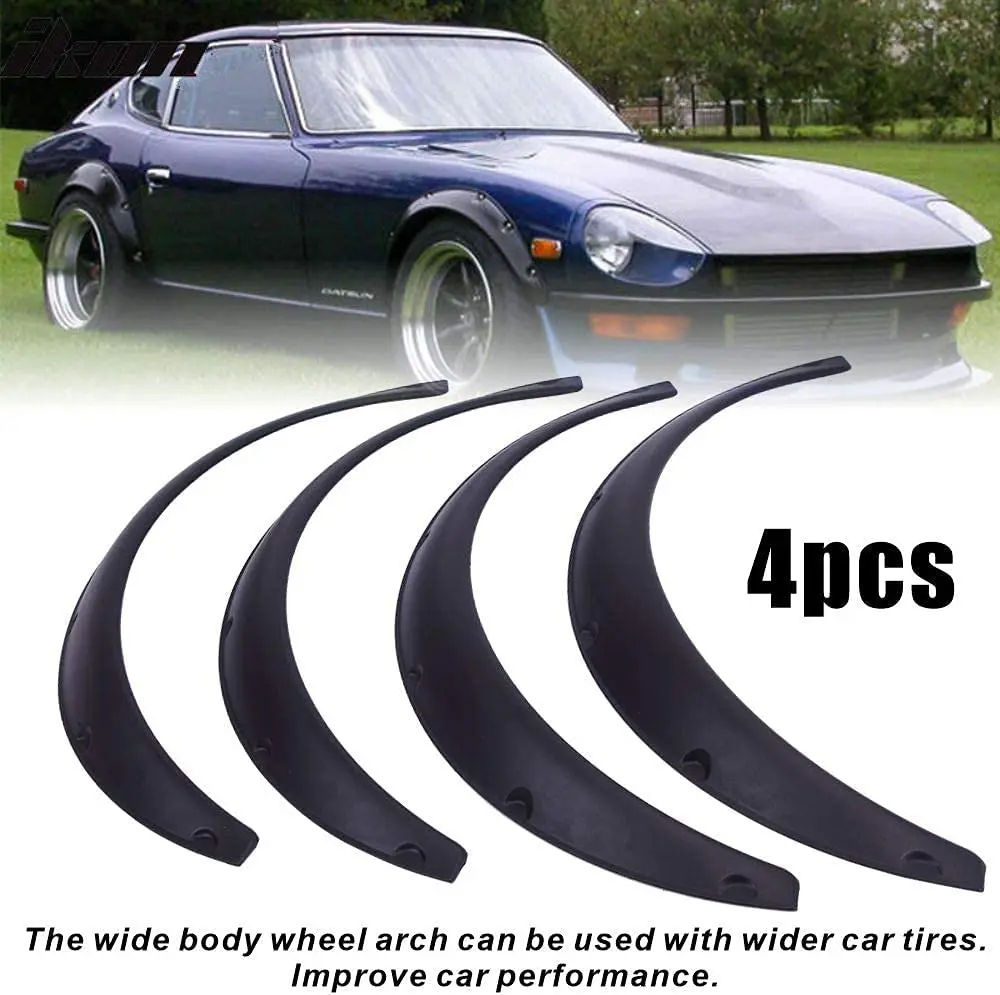 LAICY For  Escape 2013-2022 4PCS Car Wheel Arch Fender Flares Mudguard Mud Splash Guard Wheel Eyebrow Extra Wide Body Kits