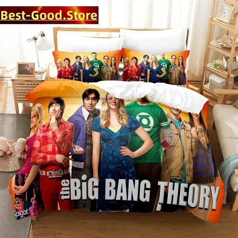 3D Print Fashion TV Big Bang Theory Bedding Set Boys Girls Twin Queen King Size Duvet Cover Pillowcase Bed boys Adult Bedroom